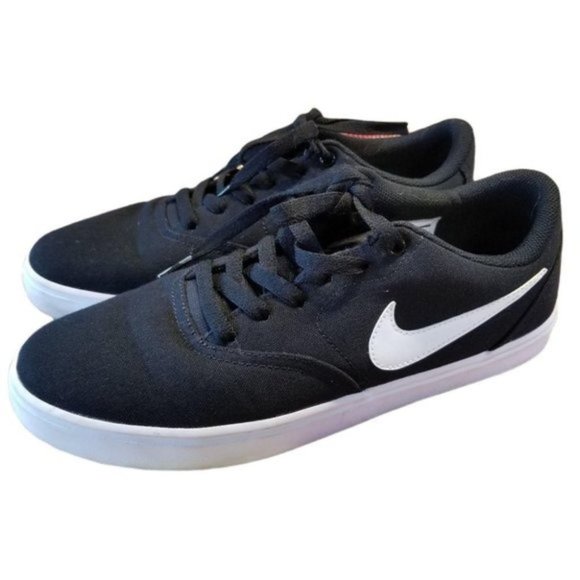 Nike Shoes - Nike SB Check Solarsoft Canvas Black Sneakers 11
